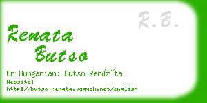 renata butso business card